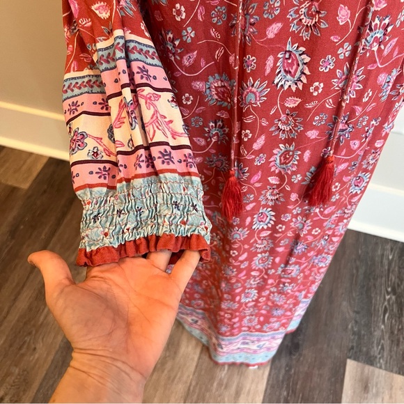 Natural Life Pink / Floral Maxi Dress - Picture 5 of 6